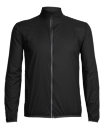 Icebreaker Mens Surge Windbreaker / Black - Medium