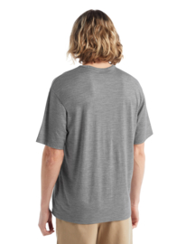 Icebreaker Men Granary SS Pocket Tee / Metro Hthr - Small