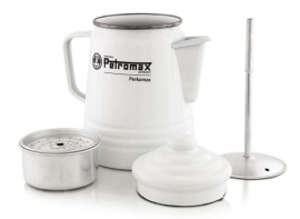 Petromax koffie Percolator - wit/zwart