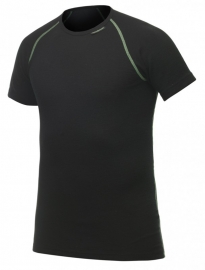 WOOLPOWER LITE Tee (grüne Nähte)- XXS - XS