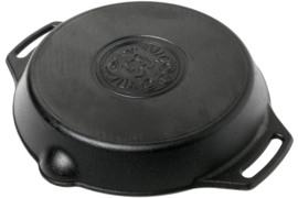 Petromax Gietijzeren "GRILL" skillet 35 cm twee handvaten