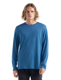 Icebreaker Mens Sphere Li LS Tee / Azul - XLarge