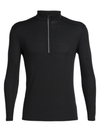 Icebreaker Mens Amplify LS Half Zip / Black - Medium