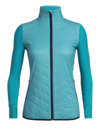 Icebreaker 	Wmns Descender  Hybrid Jacket / Arctic Teal/Midnight Navy - Small