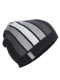 Icebreaker Muts Coronet Beanie Black/Jet HTHR/Metro HTHR*