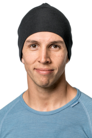 Woolpower Lite | Beanie | Black - Pine Green