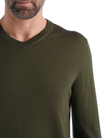 Icebreaker Men Wilcox LS Sweater / Loden - S-M