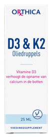 Vitamine D3 & K2 - Orthica