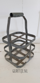FLESSENREKJE - shabby zink -