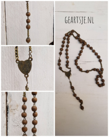 ROZEN KRANSJE - bruin -