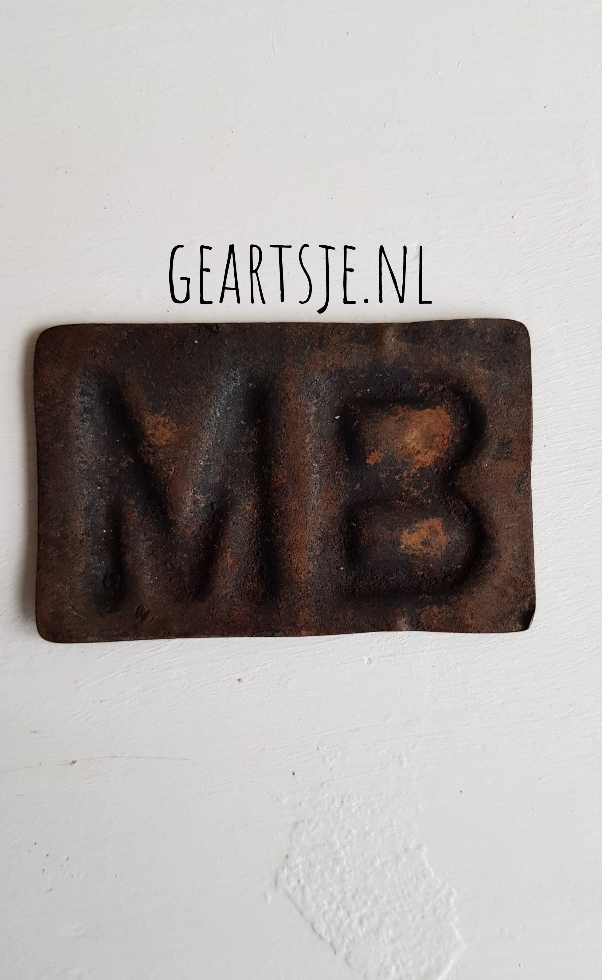 BROOD STEMPEL  - A - L 9 cm.