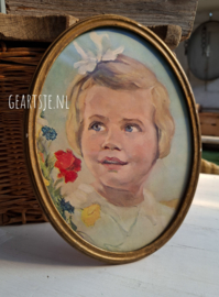 vintage KINDER-PORTRETJE