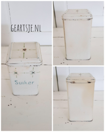 oud SUIKER - BLIK - creme