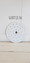 TREEF / ONDERZETTER -  wit - 22 cm -
