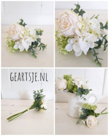 BOEKETJE - RANONKEL - creme -
