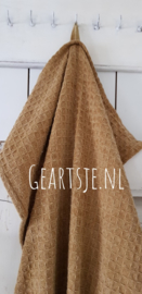 HANDDOEK - mosterd geel - 50x100 cm - Jeanne d 'Arc Living