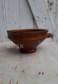 oude rustieke SCHAAL/KOM - 1 oor -