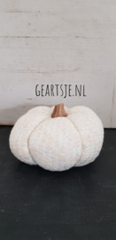 POMPOEN - H ca 13 cm - oud wit -