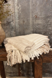 PLAID - creme/beige - 130  x 170 cm - Jeanne d 'Arc Living