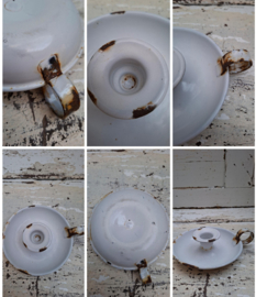 emaillen SHABBY BLAKER  -  wit -