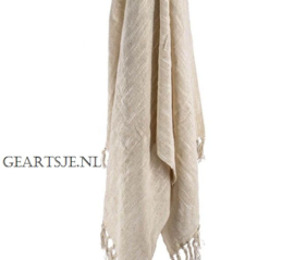 PLAID - creme - 130 x 160 cm -