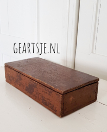 KISTJE met vakken.