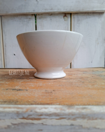 Franse SPOELKOM - oud/wit -