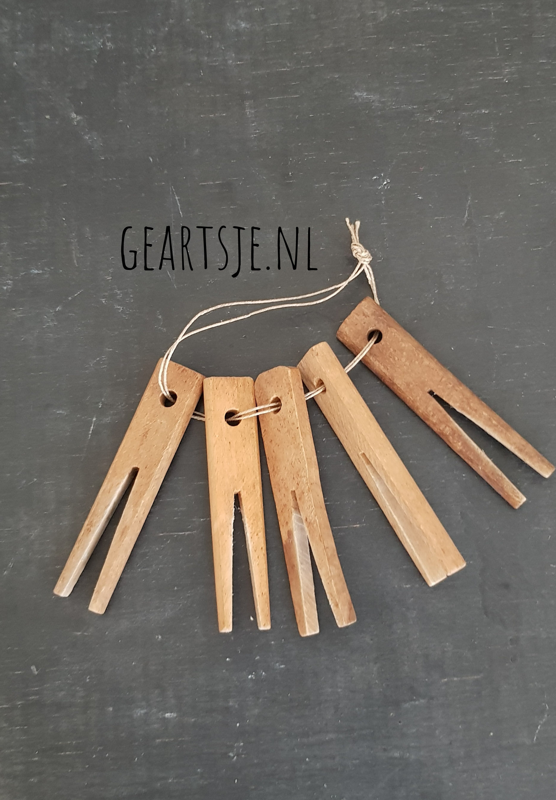 OUDE PINNEN (set 5 stuks)