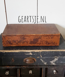 KISTJE met vakken.
