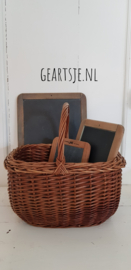 vintage MANDJE met hengsel