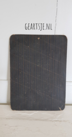 oude SCHOOL-LEI - karton - L ca 24 cm -