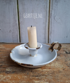 emaillen SHABBY BLAKER  -  wit -