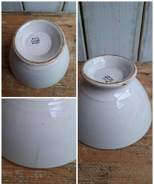 Franse SPOELKOM - oud/wit -
