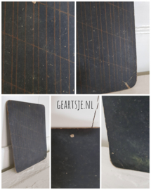 oude SCHOOL-LEI - karton - L ca 24 cm -