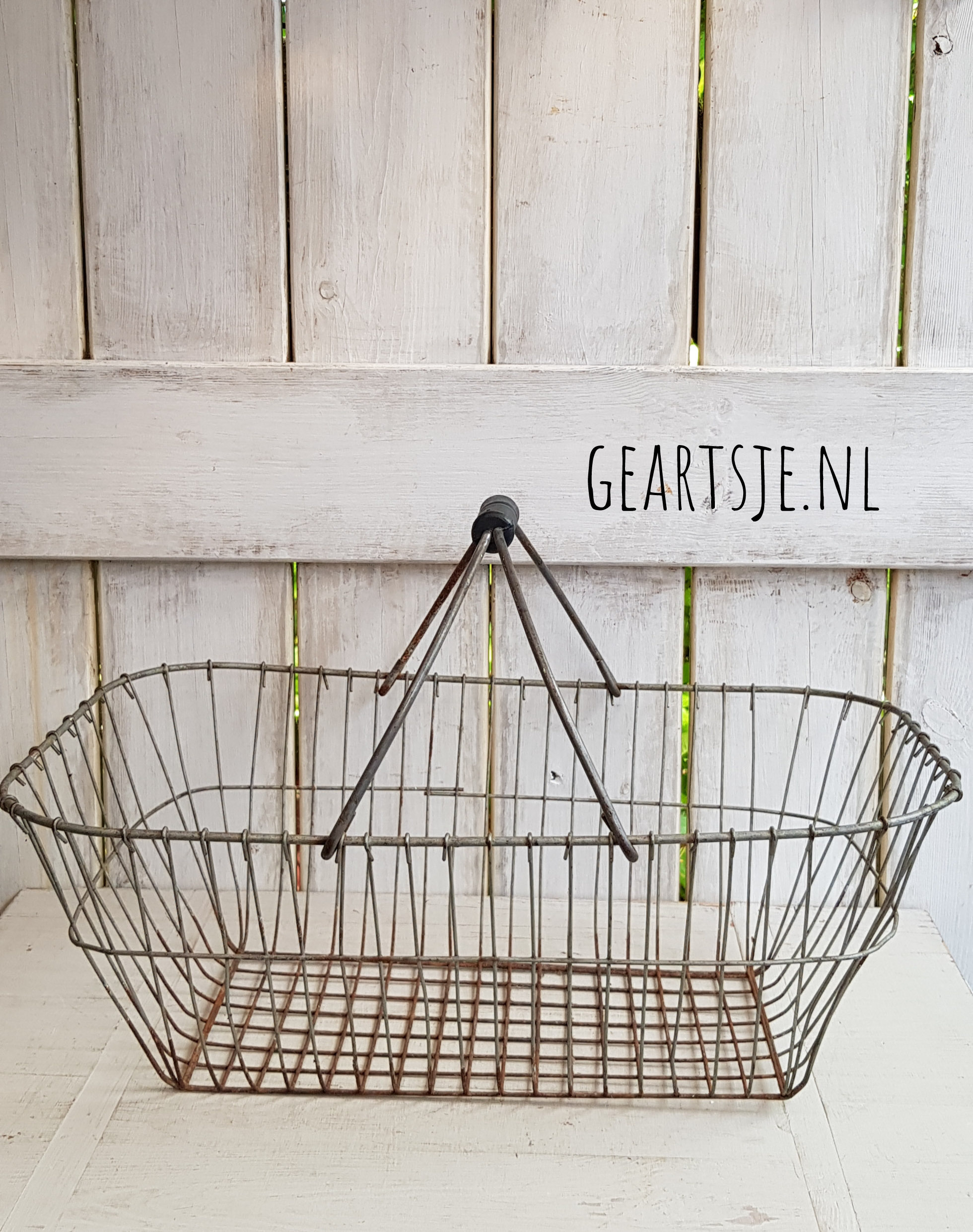 grote OOGST-MAND - metaal -