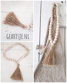 dikke KRALEN KETTING - deco -