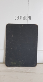 oude SCHOOL-LEI - karton - L ca 24 cm -