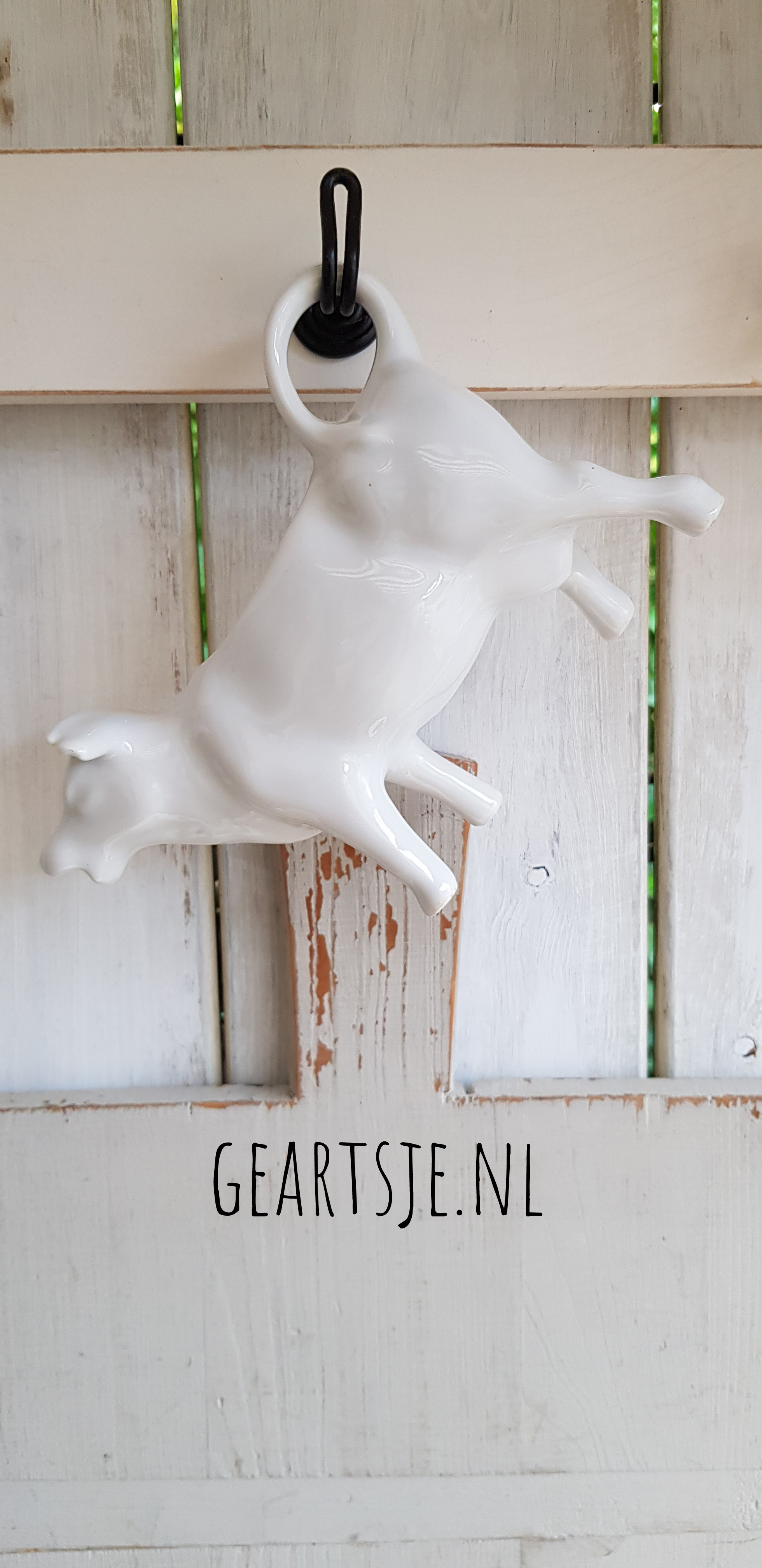 vintage MELK - KOETJE - wit -