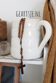 FRANSE BANDEN KAN  - oud wit -