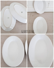 vintage SERVEER SCHAALTJES - (set 2) - MOSA -