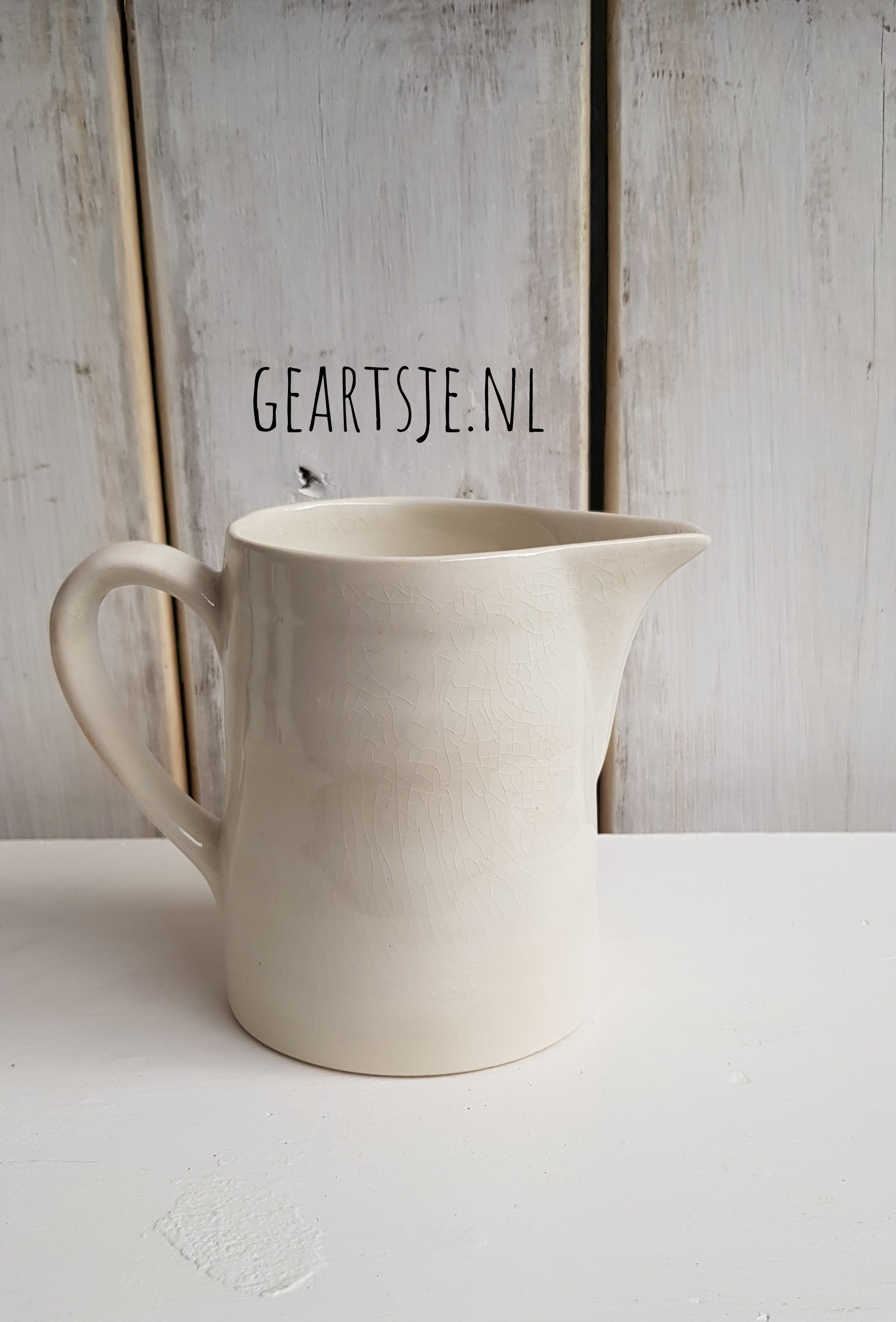 BANDEN KAN  - oud wit -