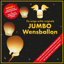 10 x  XXL JUMBO WensBallon GRATIS VERZONDEN OP=OP