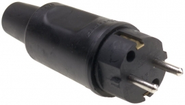 Contactstop rubber 230V