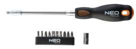 Flexibele schroevendraaier incl. 12 bits Neo Tools