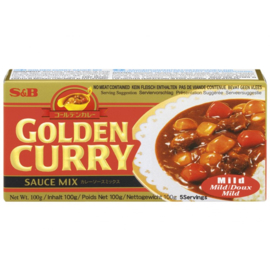 S&B Golden Curry hot 92 gram