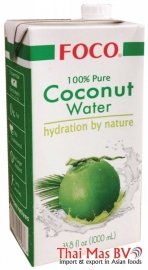 FOCO Coconut Water 100% Puur 1 liter