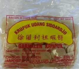 Krupuk Udang Sidoarjo ongebakken rondjes 250 gr