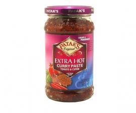 Pataks curry extra hot pasta 283 gr