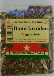 Bami kruiden gedroogd(surinaamse-javaanse) 200 gram