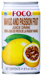 FOCO Mango and passion fruit 350ml